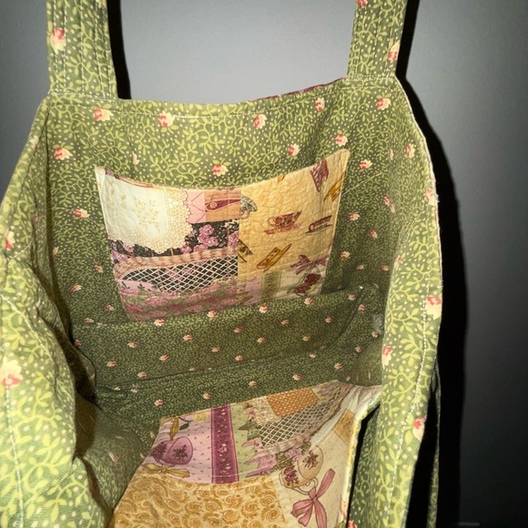 Handcrafted Patchwork Tote Bag - Multicolor - Picture 2 of 4